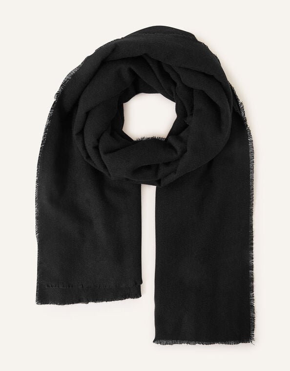 Grace Super-Soft Blanket Scarf, Black (BLACK), large