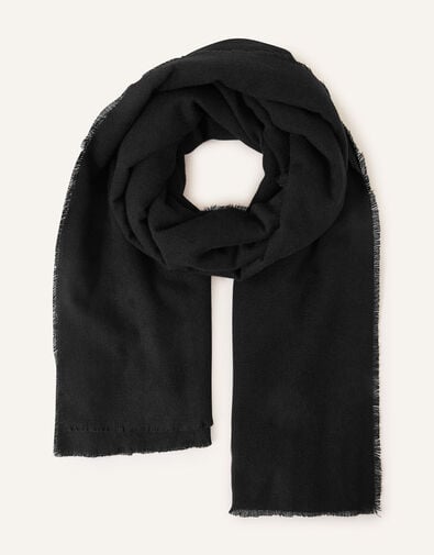 Grace Super-Soft Blanket Scarf, Black (BLACK), large