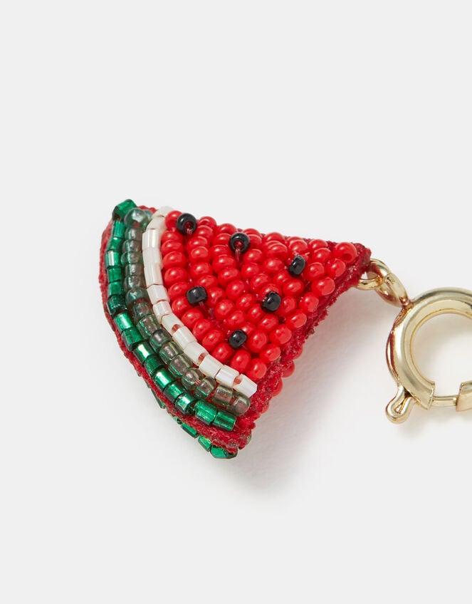 Beaded Watermelon Jewellery Charm, , large