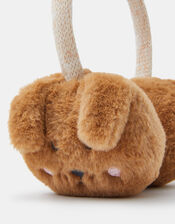 Girls Sausage Dog Earmuffs, Tan (TAN), large