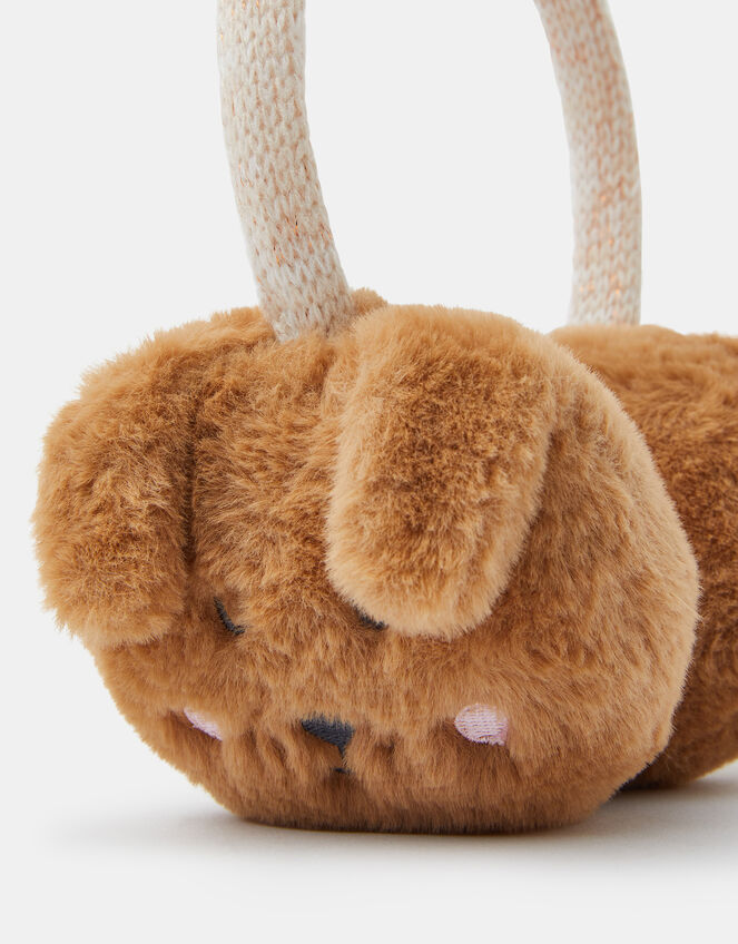Girls Sausage Dog Earmuffs, Tan (TAN), large
