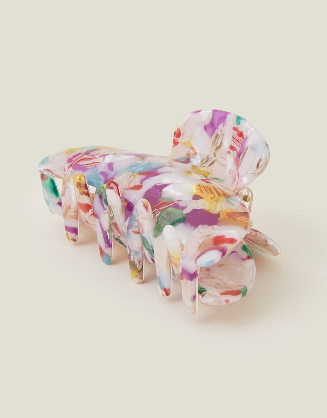 Marbled Resin Claw Clip, , large