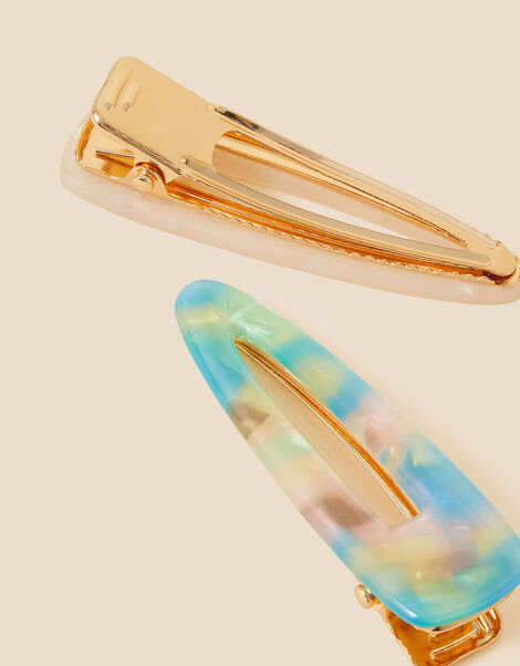 Resin Hair Clips Set of Two, , large