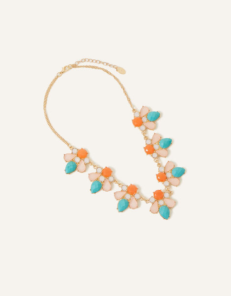 Eclectic Gem Statement Necklace, , large