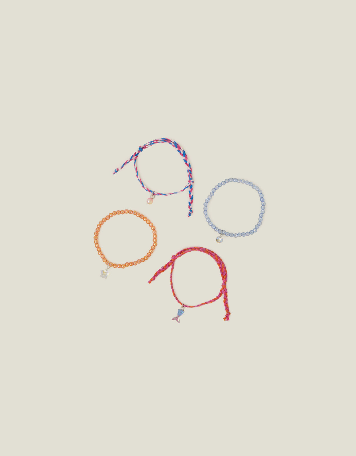 4 Pack Mermaid Friendship Bracelets