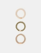 3-Pack Cord Hair Bands, , large