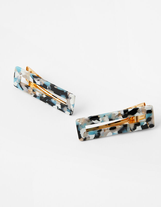 Rectangle Resin Hair Clips, , large