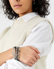 Niki Beaded Stretch Bracelet Multipack, , large