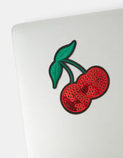 Cherry Sequin Embroidered Stick-On Patch, , large