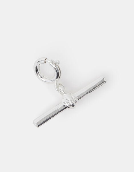 Chunky T-Bar Charm, Silver (SILVER), large