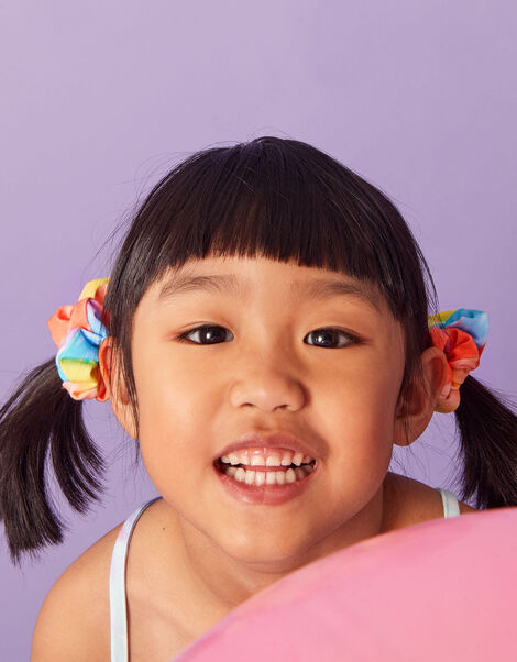 Kids Tie Dye Scrunchies Set of Two, , large