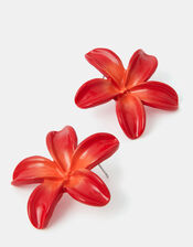 Tropical Flower Stud Earrings, , large