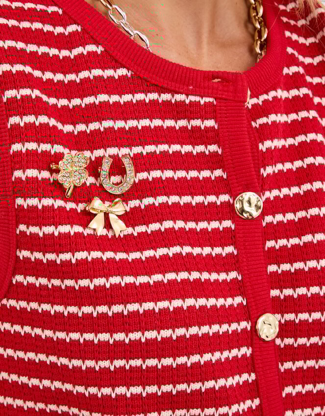 3-Pack Lucky Brooches, , large