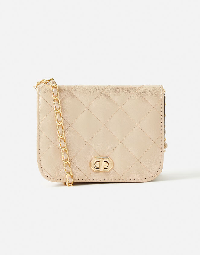 Evie Quilted Cross-Body Bag, , large