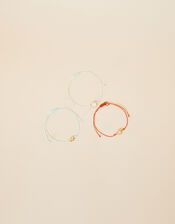 Sun Threaded Anklets Set of Three, , large