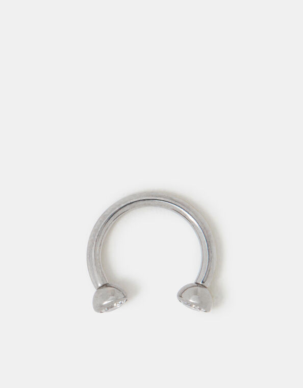 Titanium Diamant&eacute; Barbell Hoop, , large