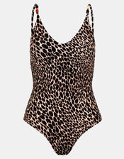 Leopard Print Swimsuit, Multi (MULTI), large
