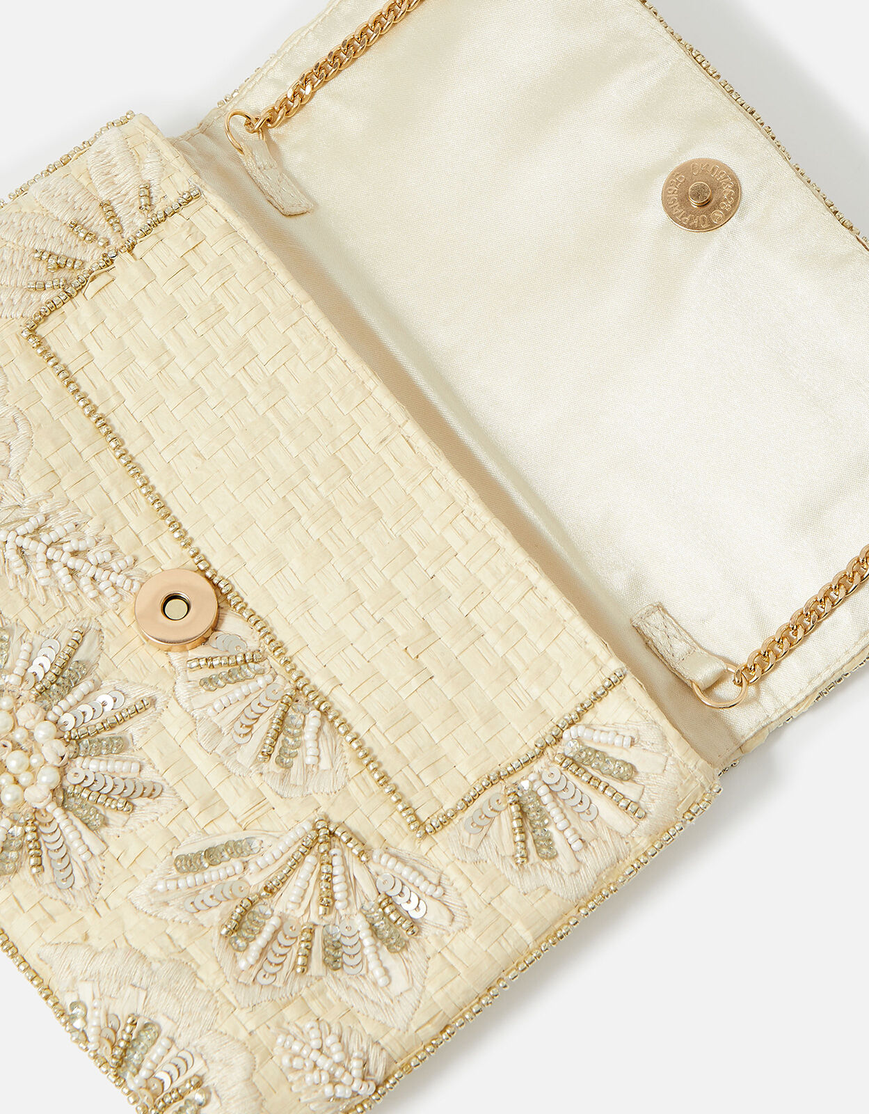 Natural clutch bag discount