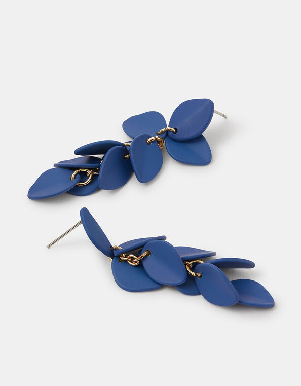 Matte Petal Drop Earrings, , large