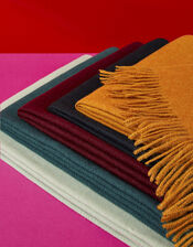 Holly Super-Soft Blanket Scarf, Navy, large
