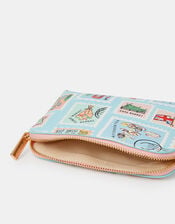 London Stamp Print Coin Purse, , large