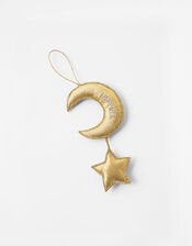 Embellished Moon and Star Decoration, , large