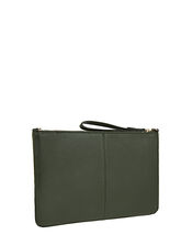 Carmela Leather Cross Body Bag, Green (KHAKI), large