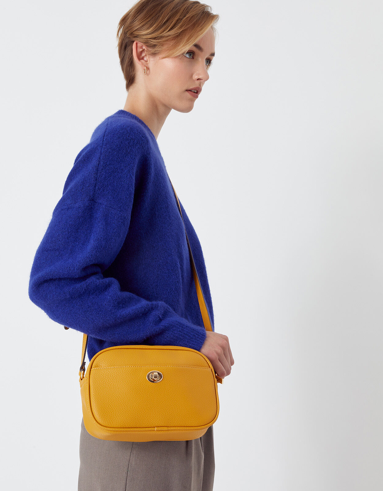 Accessorize yellow bag on sale