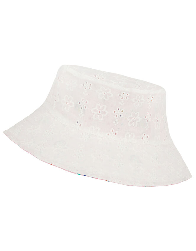 Retro Unicorn Reversible Bucket Hat, Pink (PINK), large