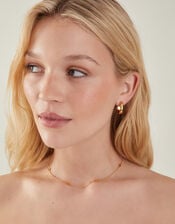 14ct Gold-Plated Star Station Necklace, , large