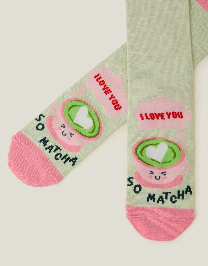 Love You So Matcha Socks, , large