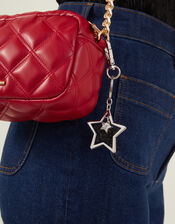 Glitter Star Keyring, , large