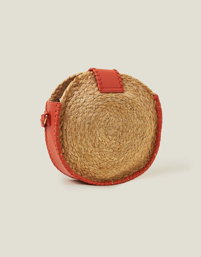 Circle Jute Cross-Body Bag, , large