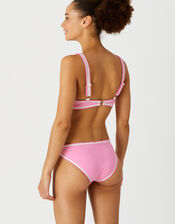 Stitch Detail Bunny Tie Bikini Top, Multi (BRIGHTS-MULTI), large