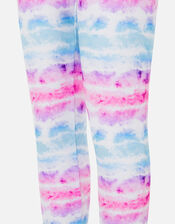 Girls Tie-Dye Active Leggings, Multi (BRIGHTS-MULTI), large