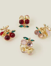 4-Pack Cherry Gem Claw Clip, , large