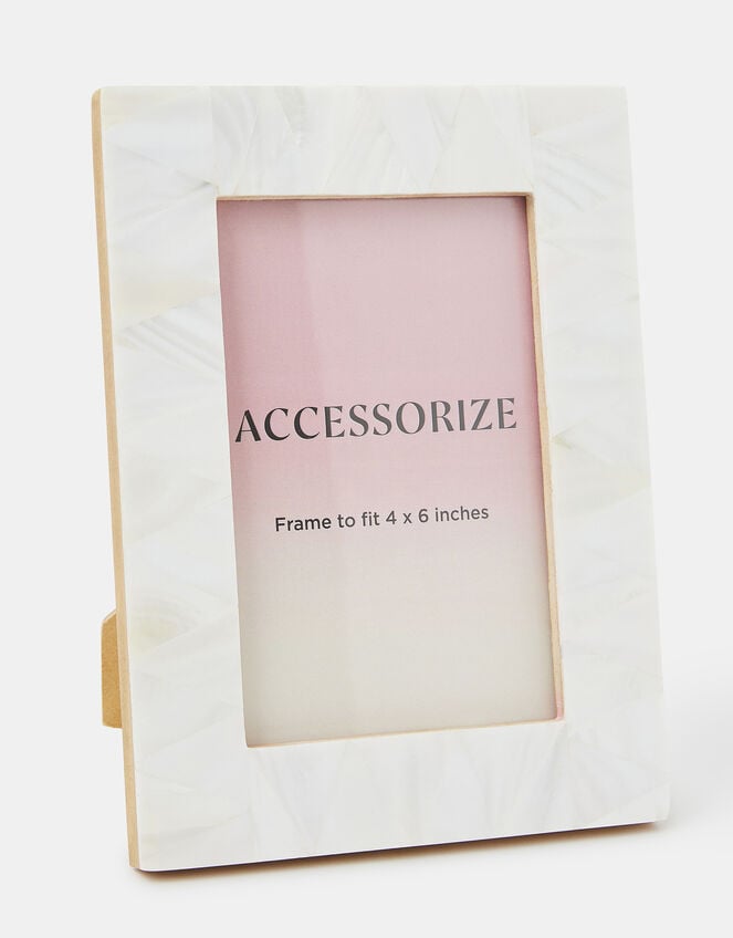 Mother Of Pearl Photo Frame 4 x 6, , large