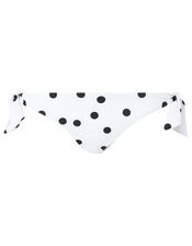 Polka-Dot Bikini Briefs, White (WHITE), large