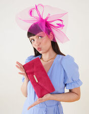 Large Double Bow Crin Headband, Pink (PINK), large