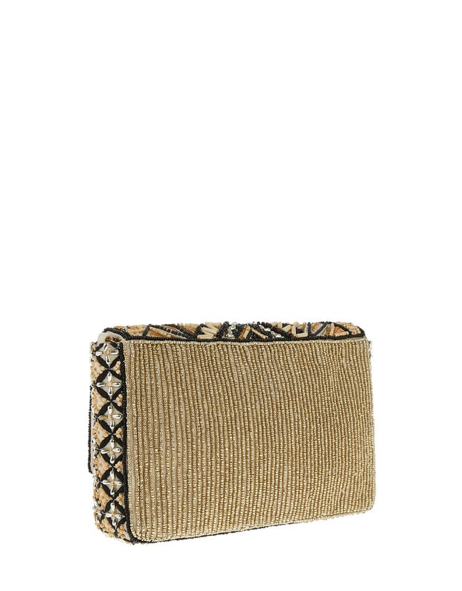 Beaded Clutch Bag, , large