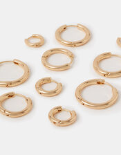 5-Pack Mix Huggie Hoop Earrings, , large