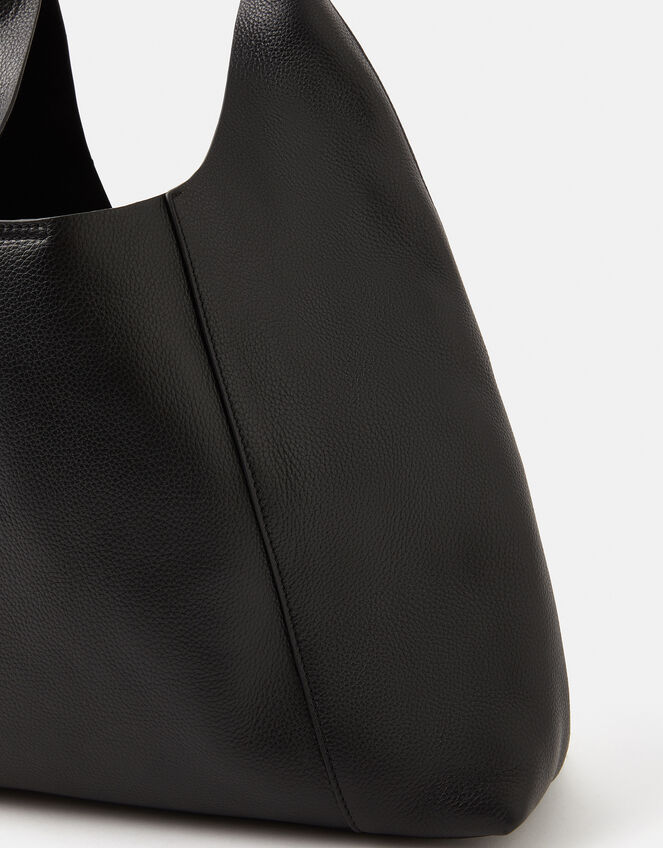 Large Slouchy Leather Shoulder Bag, , large