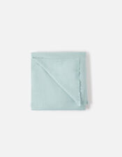 Plain Blanket Scarf , Duck Egg (DUCK EGG), large