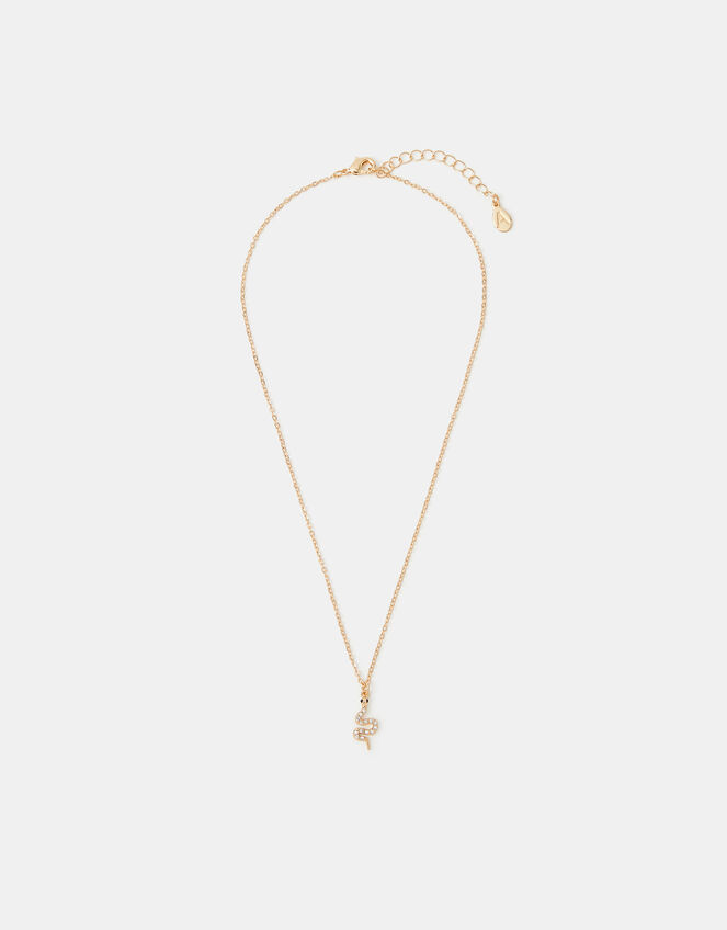 Snake Pendant Necklace, , large