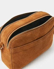 Small Suede Crossbody Bag, , large