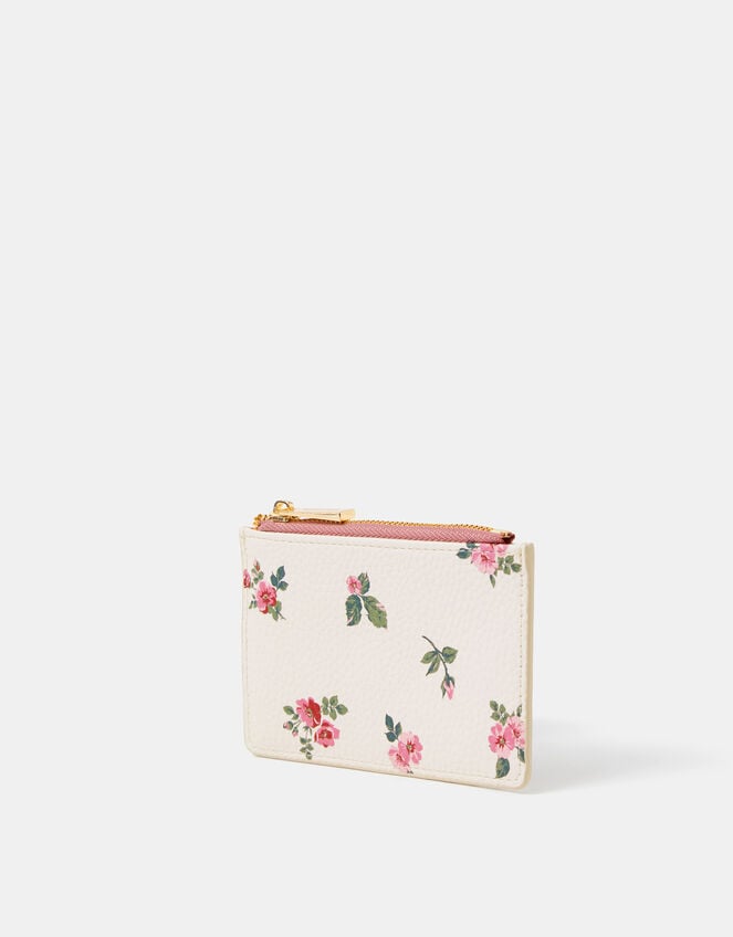 Floral Print Card Holder, , large