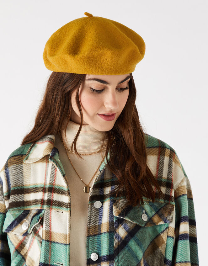 Beret Hat in Pure Wool