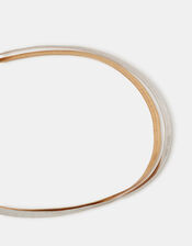 2-Pack Mixed Metal Snake Chain Necklaces, , large