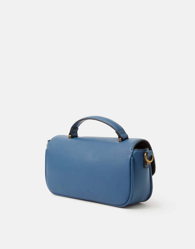 Snaffle Crossbody Bag, Blue (BLUE), large