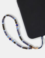 Beaded Disc Phone Strap, , large